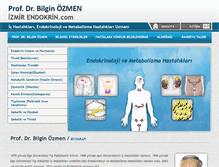 Tablet Screenshot of izmirendokrin.com